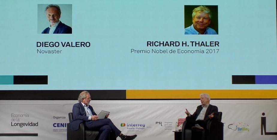 Diego Valero (OCOPEN) mantiene una charla con el premio Nobel de Economía Richard H. Thaler